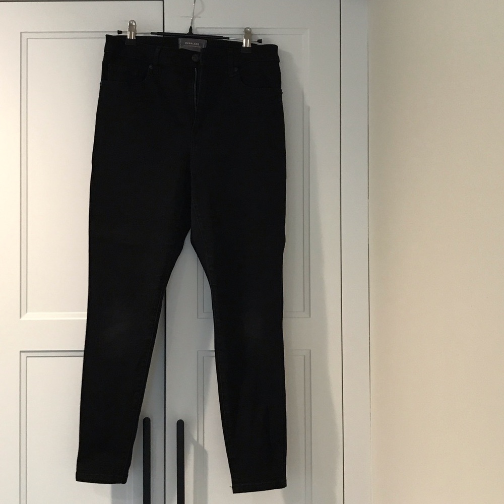 Everlane Black Skinny High-Rise Jeans